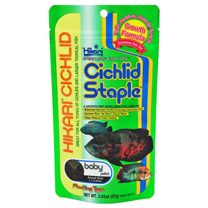 Hikari USA Cichlid Staple Baby Pellets Fish Food 2 oz Baby - Image 2