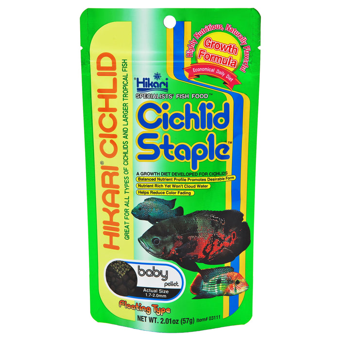 Hikari USA Cichlid Staple Baby Pellets Fish Food 2 oz Baby - Image 2