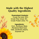 C&S Sunflower Delight No Melt Suet Dough for wild birds, 12/pack 11.75 Ounces