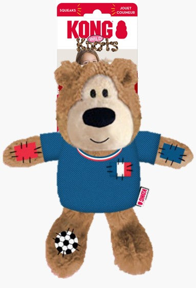 KONG Wild Knots Sport Bear Dog Toy France MD - Image 2