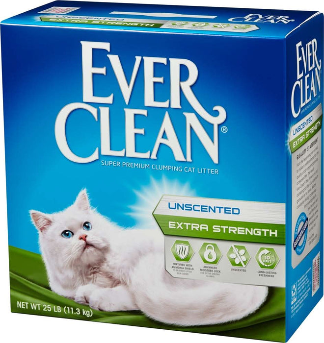 Ever Clean Extra Strength Unscented Cat Litter 25 lb