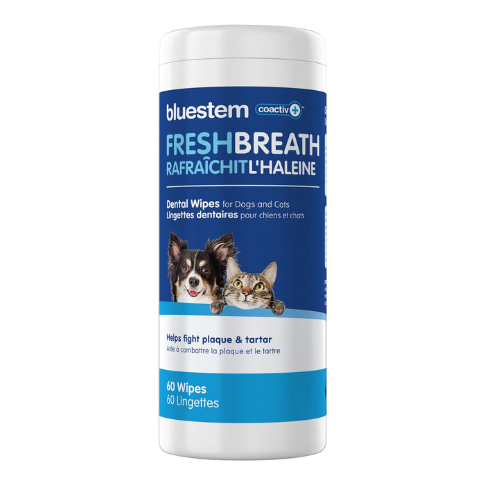 Jeffers bluestem Dental Wipes, 60 ct