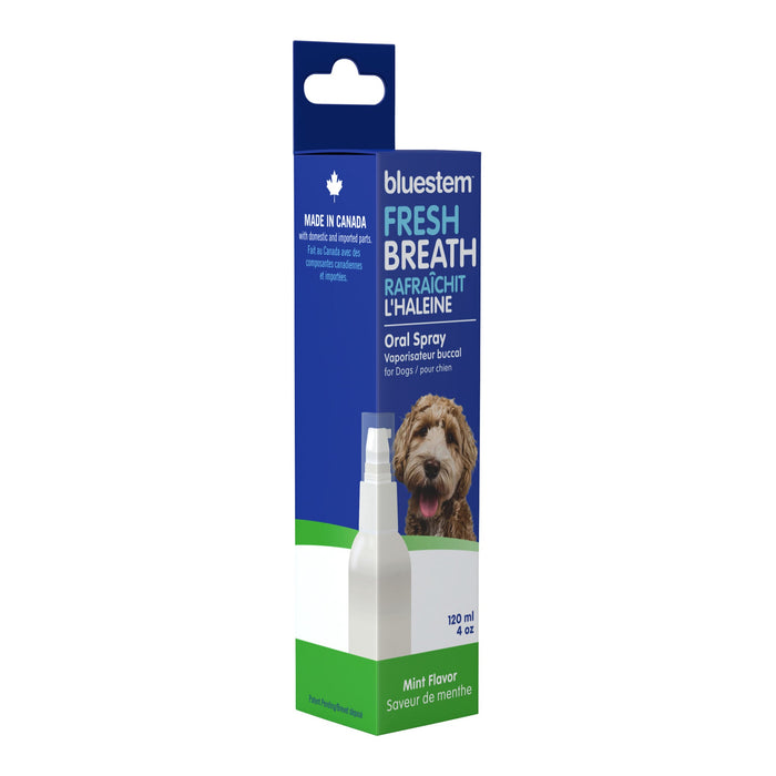 Jeffers bluestem Oral Care Dog Spray, Mint, 4 fl oz