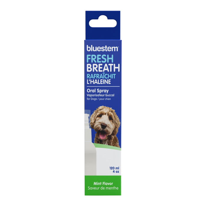 Jeffers bluestem Oral Care Dog Spray, Mint, 4 fl oz