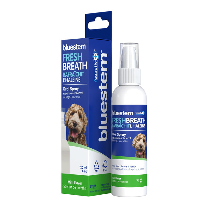 Jeffers bluestem Oral Care Dog Spray, Mint, 4 fl oz