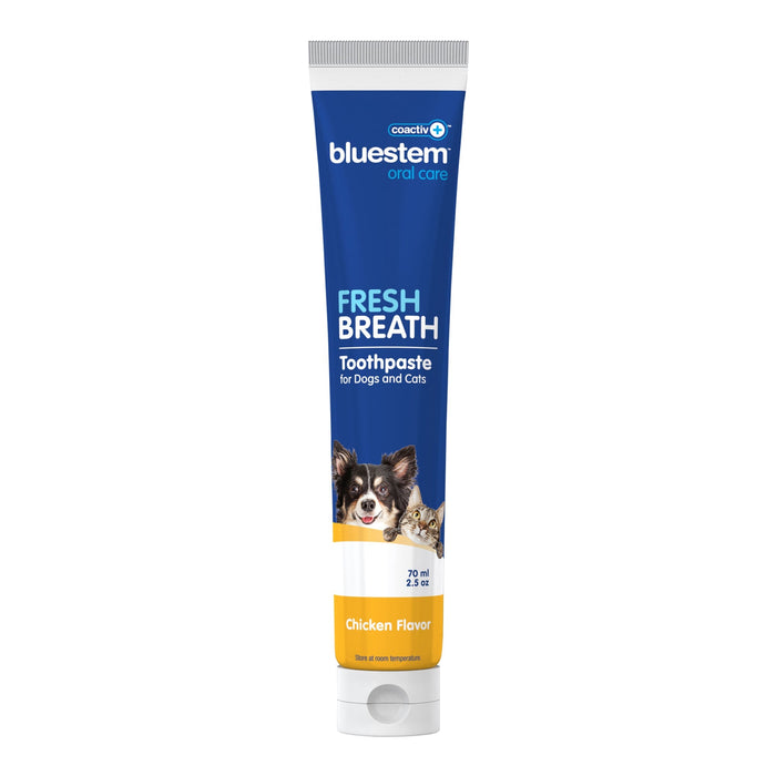 Jeffers Bluestem Coactiv+ Pet Toothpaste for Dogs and Cats, Chicken Flavor, 2.5 oz