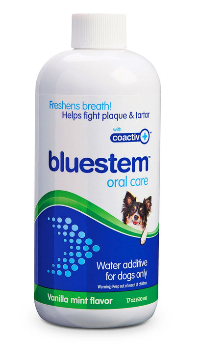 Jeffers bluestem Water Additive for Dogs Only, Vanilla-Mint, 17 fl oz