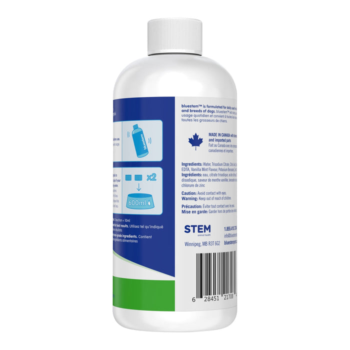 Jeffers bluestem Water Additive for Dogs Only, Vanilla-Mint, 17 fl oz