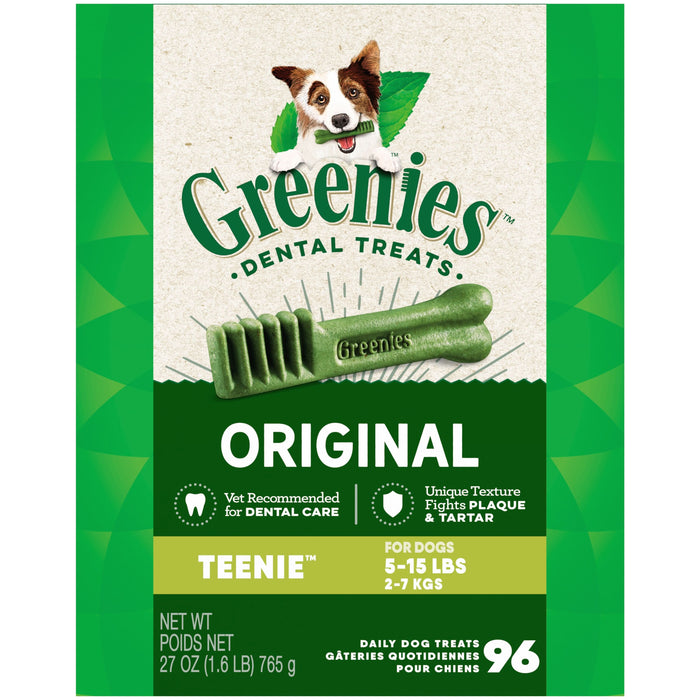Greenies Dog Dental Treats Teenie Original 27oz 96ct