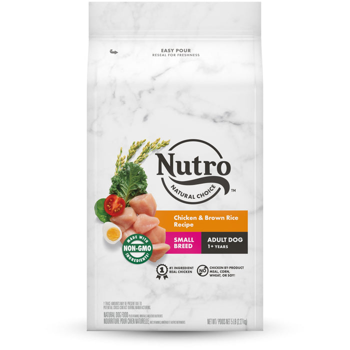 Nutro Products Natural Choice Small Breed Adult Dry Dog Food Chicken & Brown Rice 5lb