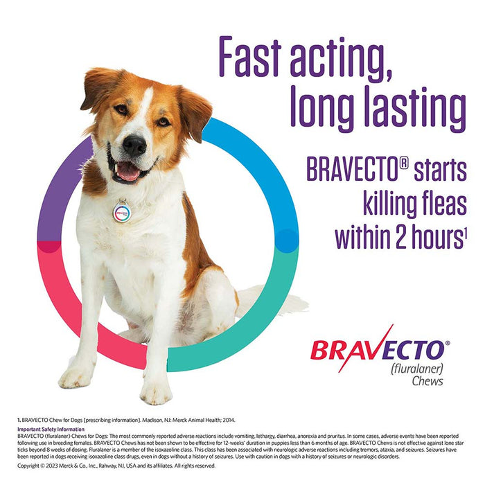 Bravecto for Dogs, 1 Tab, 9-22 lbs, Rx