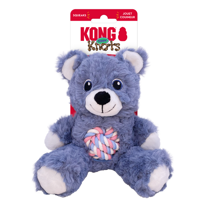 KONG Knots Teddy Dog Toy Assorted SM - Image 2