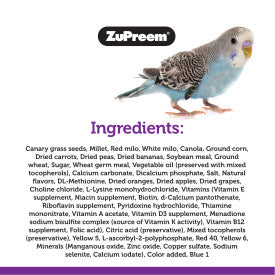ZuPreem Pure Fun Bird Food Small Birds 2 lb