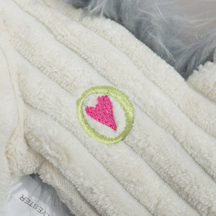 HuggleHounds Birch Bunny X-Brace™ Plush Dog Toy
