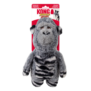 KONG Jungle Jamz Gorilla Dog Toy Grey MD/LG - Image 2