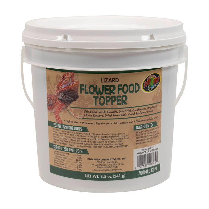 Zoo Med Lizard Flower Food Topper 8.5oz
