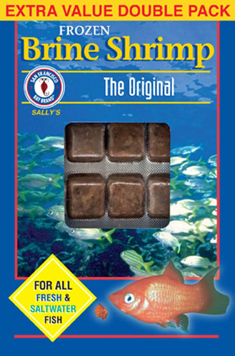 San Francisco Bay Brand Brine Shrimp Frozen Fish Food 7 oz 60 Count