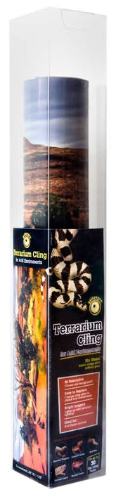 Galapagos Terrarium Cling Background Arid 11.125 Inches X 36 Inches