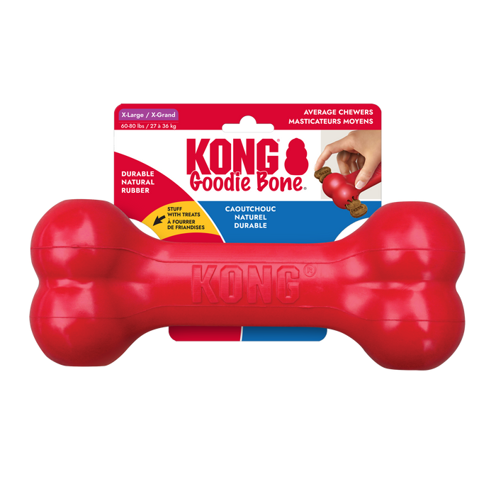 KONG Goodie Bone Dog Toy Red XL - Image 12