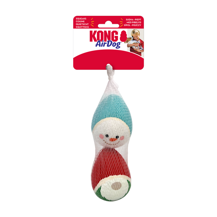 KONG Holiday AirDogs Egg Squeaker Dog Toy MD 2pk - Image 2