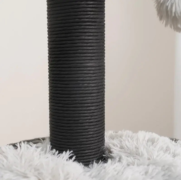 PetPals Tundra 3-Level Cat Tree Ivory 50in