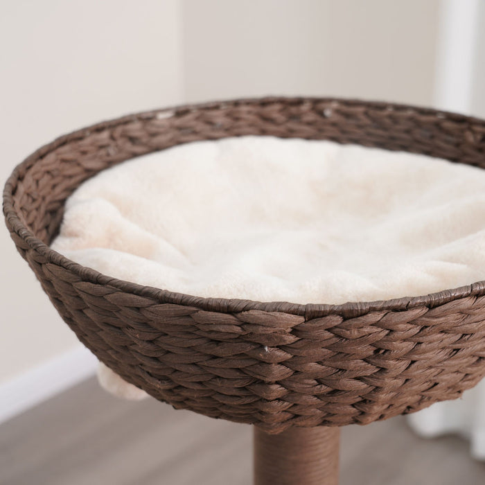PetPals Pharaoh 5-Level Cat Tree Brown & Cream 48in