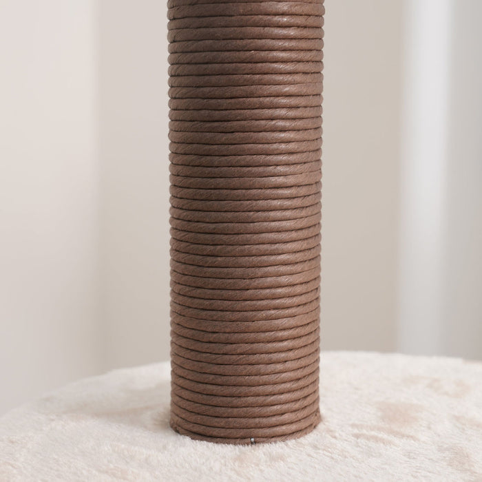 PetPals Pharaoh 5-Level Cat Tree Brown & Cream 48in