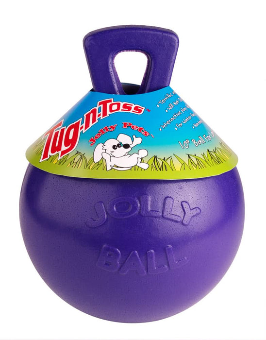 Jolly Pet Tug-n-Toss Dog Toy Purple 10in XL