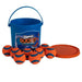 Chuckit! Ultra Ball Dog Toy with Cleaning Bucket - Pack of 8, Medium (2.5" Diameter) - 029695509339