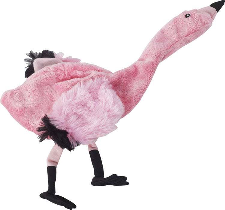 Skinneeez Exotic Series Dog Toy Flamingo Pink Regular