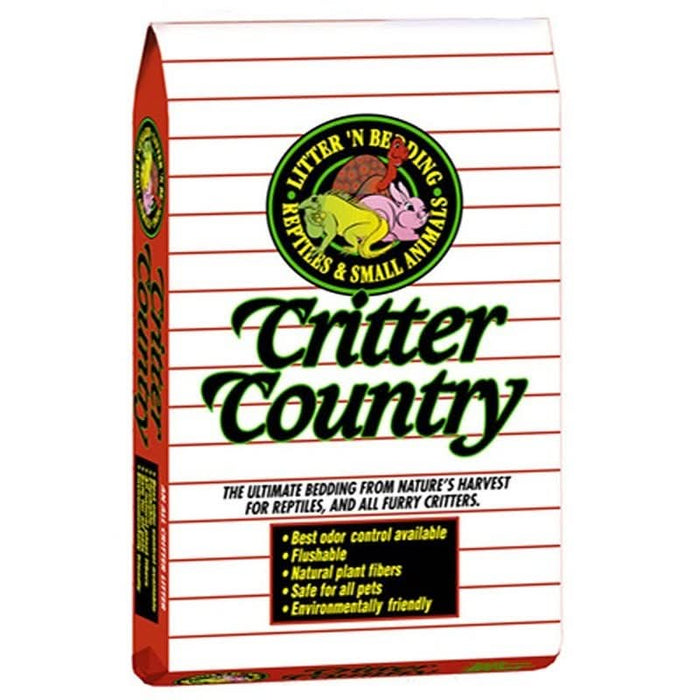 Mountain Meadows Pet Products Critter Country Bedding/Litter for Reptile and Small Animal White 40 lb