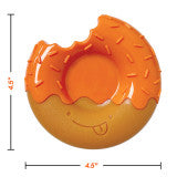 Nylabone Power Chew Donut Dog Chew Toy 70th Birthday Orange Pumpkin & Peanut Butter Large (1 Count)