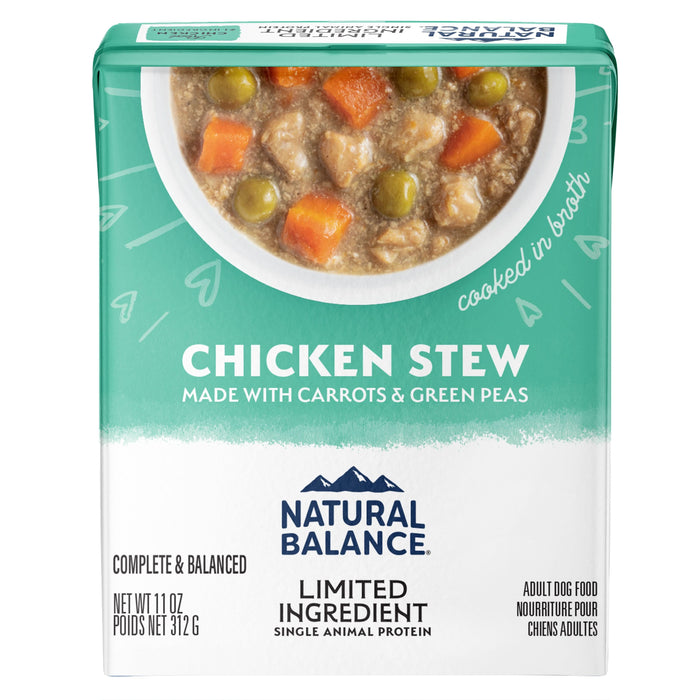 Natural Balance Pet Foods Limited Ingredient Stew Wet Dog Food Chicken 11oz