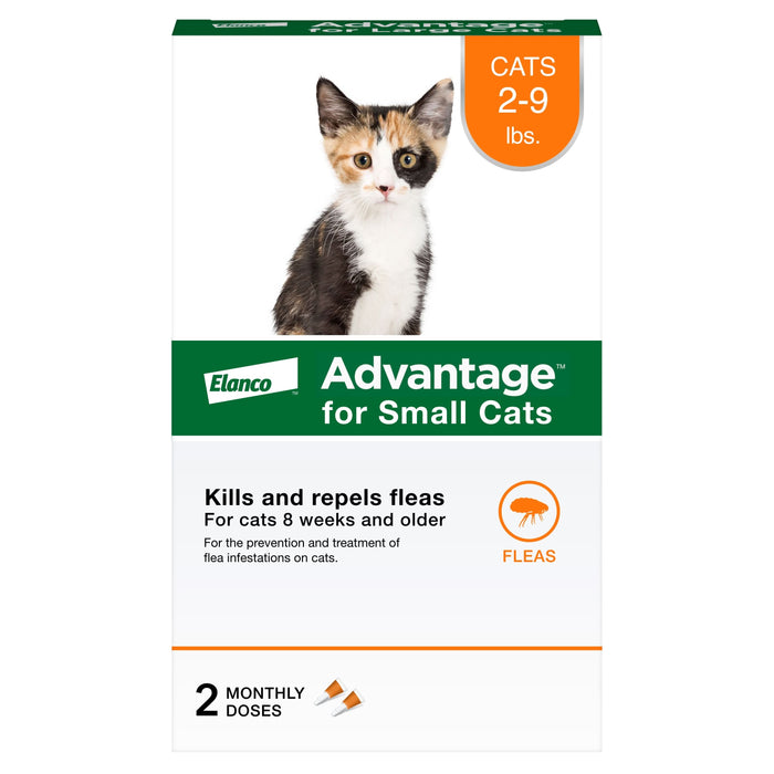 Elanco Advantage Topical Flea Treatment for Cats 2-Month Supply SM Cats (2-9 lbs) - Image 2