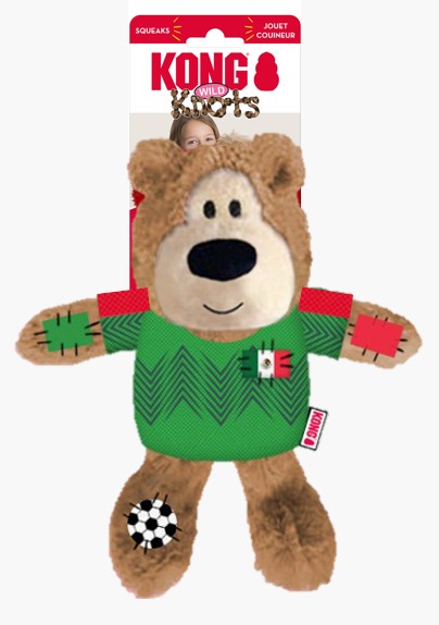 KONG Wild Knots Sport Bear Dog Toy Mexico MD - Image 2