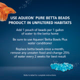 Aqueon PURE Betta Beads Blue 8.8 Ounces