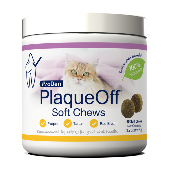 NaturVet Proden PlaqueOff Soft Chews for Cats 45ct