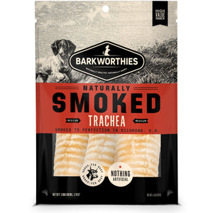 Barkworthies Smoked Trachea Dog Treat 5-6in/3ct - Image 2