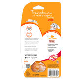 Nylabone Power Chew Textured Bone Dog Chew Toy 70th Birthday Orange Swirl Chicken Medium (1 Count)