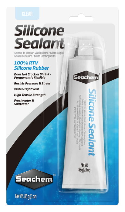 Seachem Laboratories Silicone Sealant and Adhesive Clear 3 Ounces