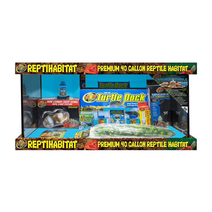 Zoo Med ReptiHabitat Premium Aquatic Turtle Kit 40gal