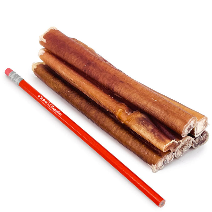Value Pet Supplies ValueBull USA Bully Sticks for Large Dogs, Thick 6 Inch, 50 Count