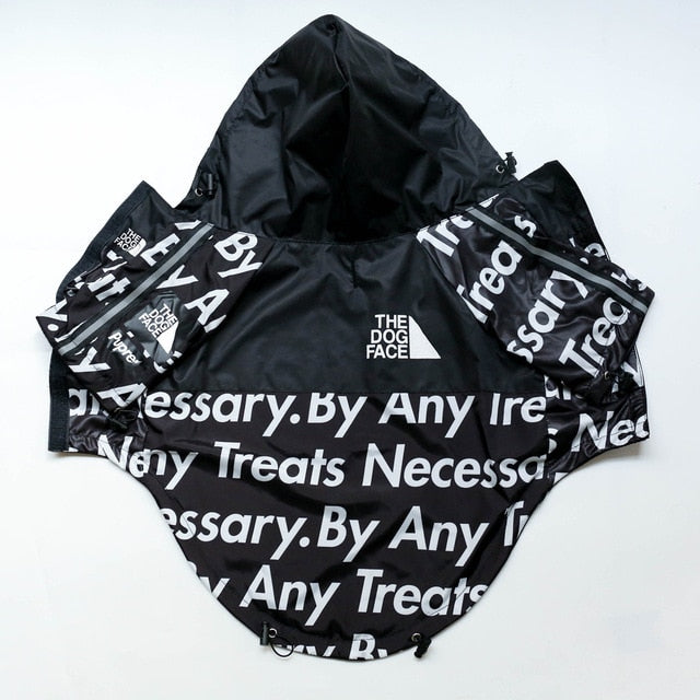 Furr Baby Gifts Dog Face Windproof Waterproof Reflective Pet Cat Dog Jacket