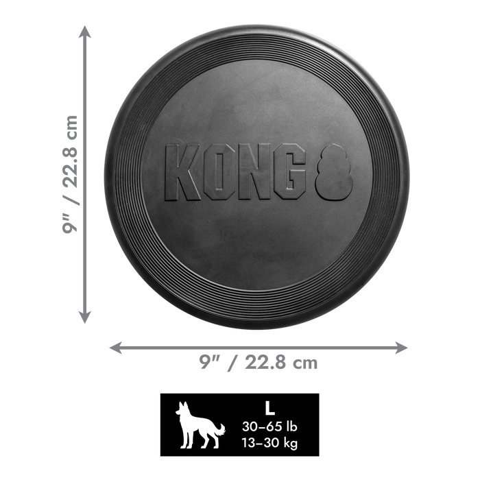 KONG Extreme Flyer Dog Toy Black LG - 3 - Image 11