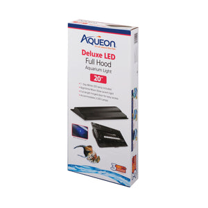 Aqueon LED Deluxe Full Aquarium Hoods Black 20 Inches - Image 2