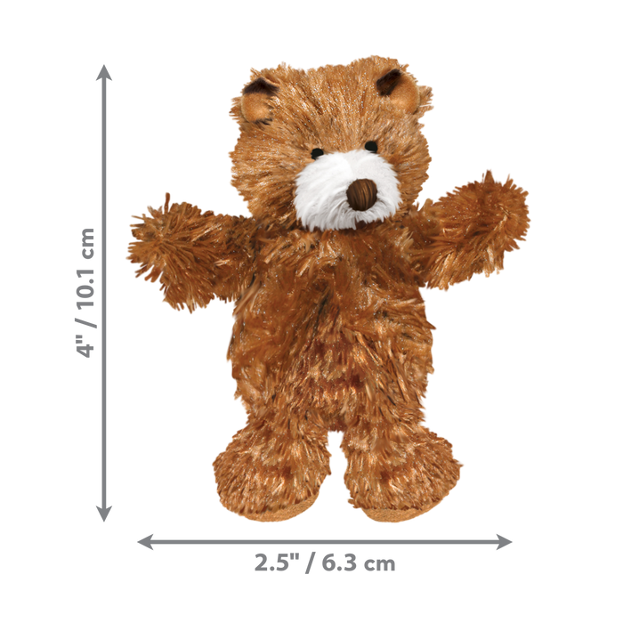 KONG Unstuffed Dog Toy Teddy Bear with Squeaker XS - 2 - Image 6