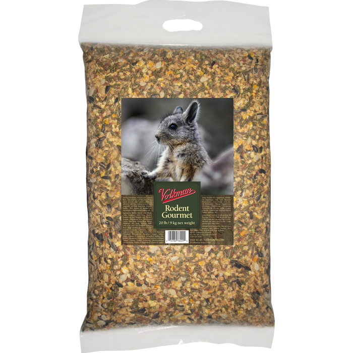 Volkman Seed Company Small Animal Rodent Gourmet Dry Food 20 lb