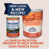 Natural Balance Pet Foods Limited Ingredient Canned Dog Food Fish & Sweet Potato 13oz (Pack of 12)