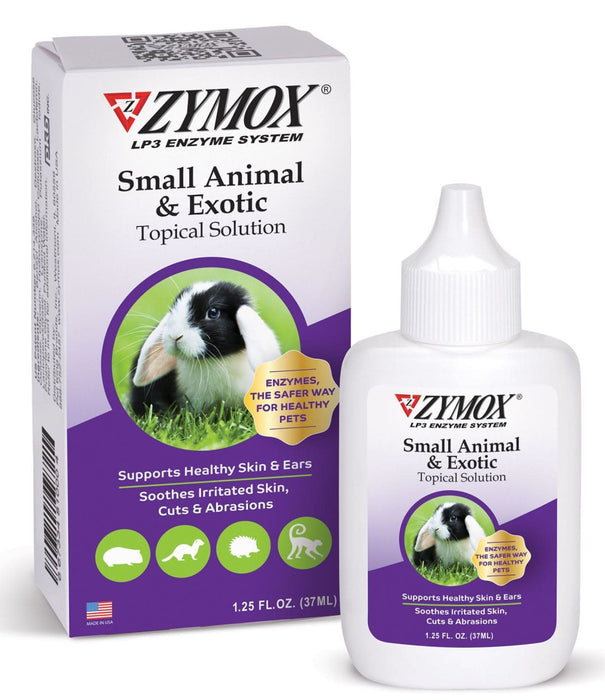 Zymox Small Animal & Exotic Topical Solution 1.25oz