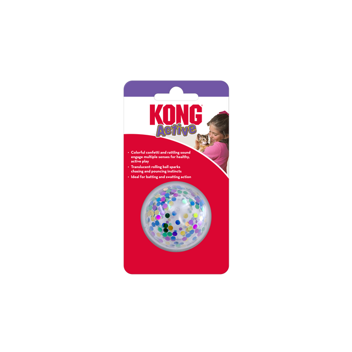 KONG Active Confetti Ball Cat Toy One Size - Image 2